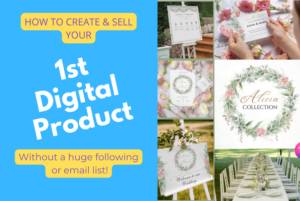 CReate and sell your 1st digital product without a following