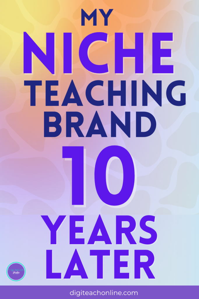 Niche teaching brand
