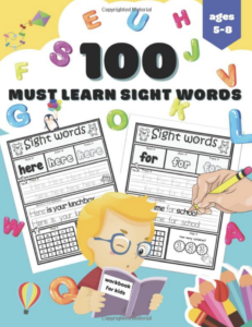 Kids sight words worksheets