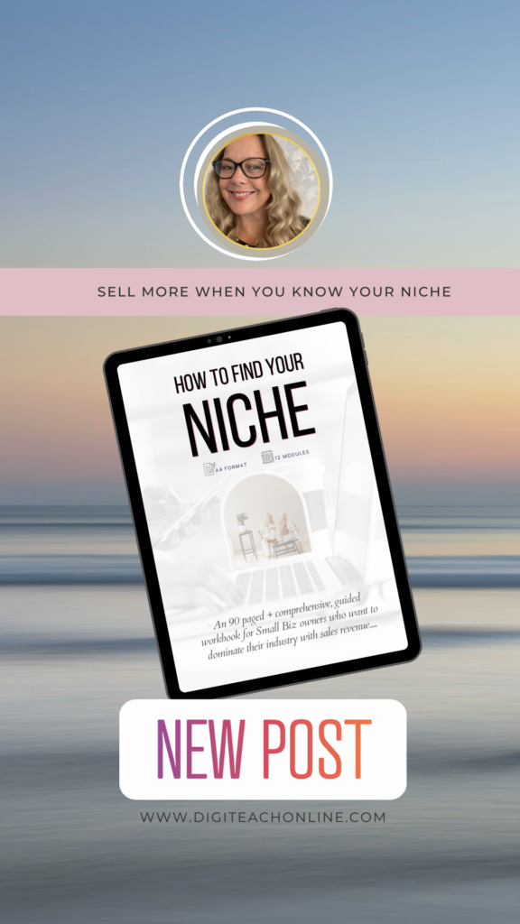How to find your niche workbook